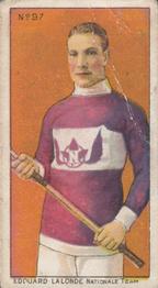 1910 Imperial Tobacco Lacrosse Color (C60) #97 Edouard Lalonde Front